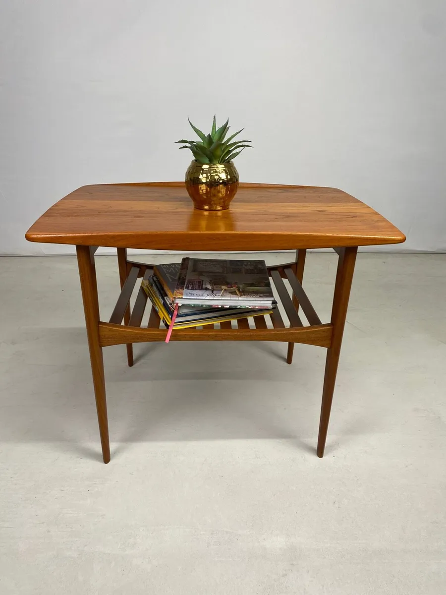 Rare Mid Century Danish Teak Side / Coffee Table - Image 1