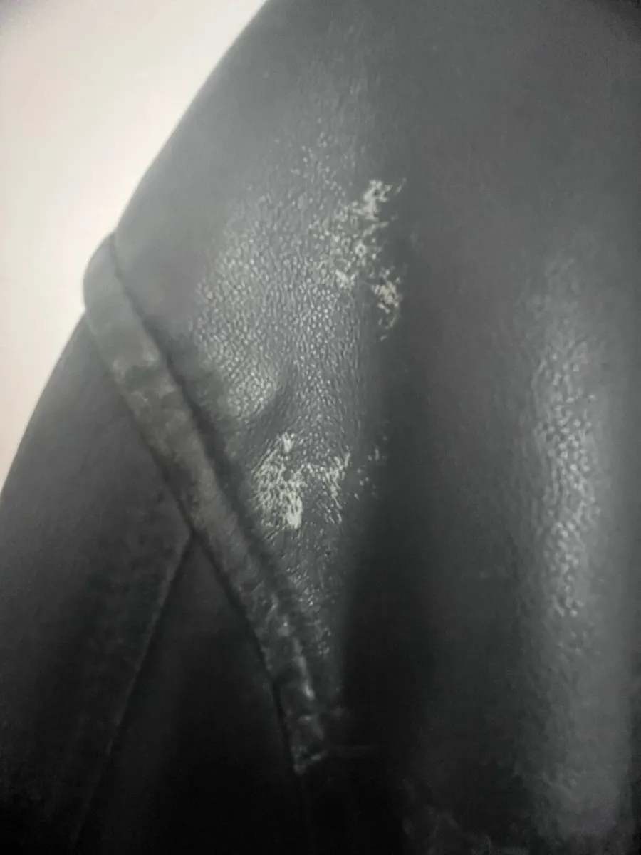 Men'sLeather Bomber Jacket - Image 4
