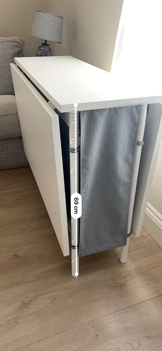 Foldable IKEA NORDEST dining table - Image 2