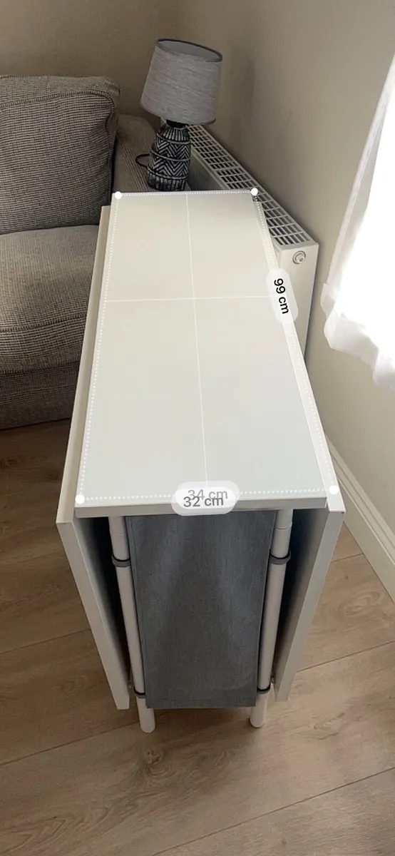 Foldable IKEA NORDEST dining table - Image 3
