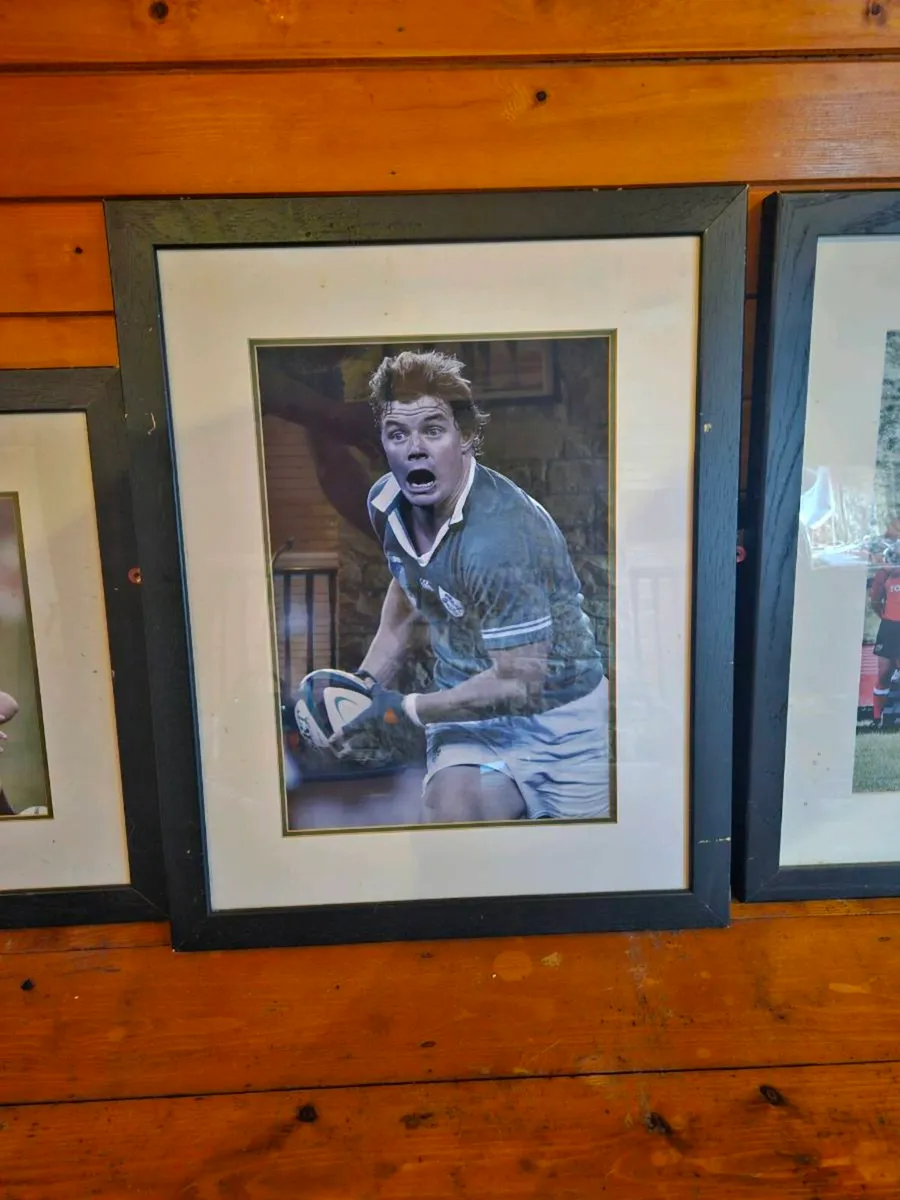 Framed Rugby Memorabilia - Image 3