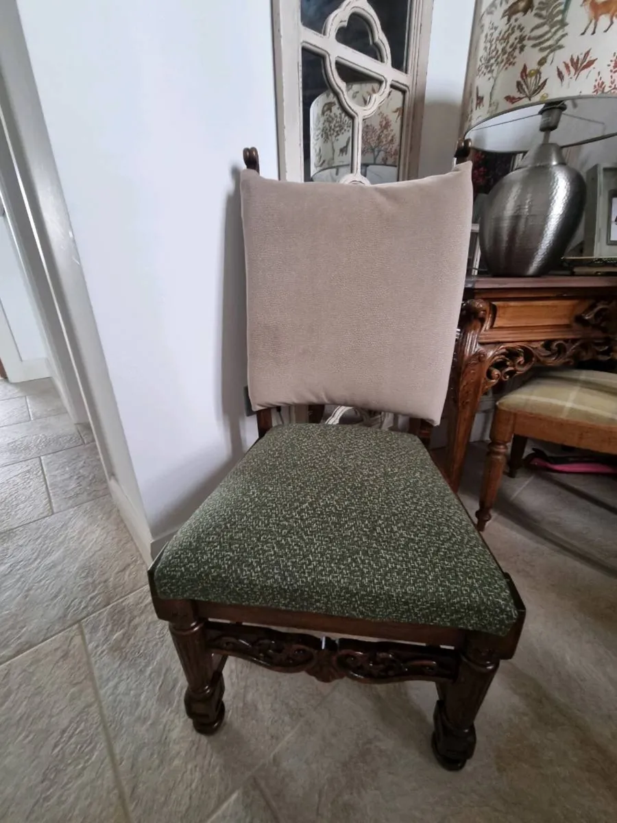 Stunning Carved Oak Chair...€145 - Image 1