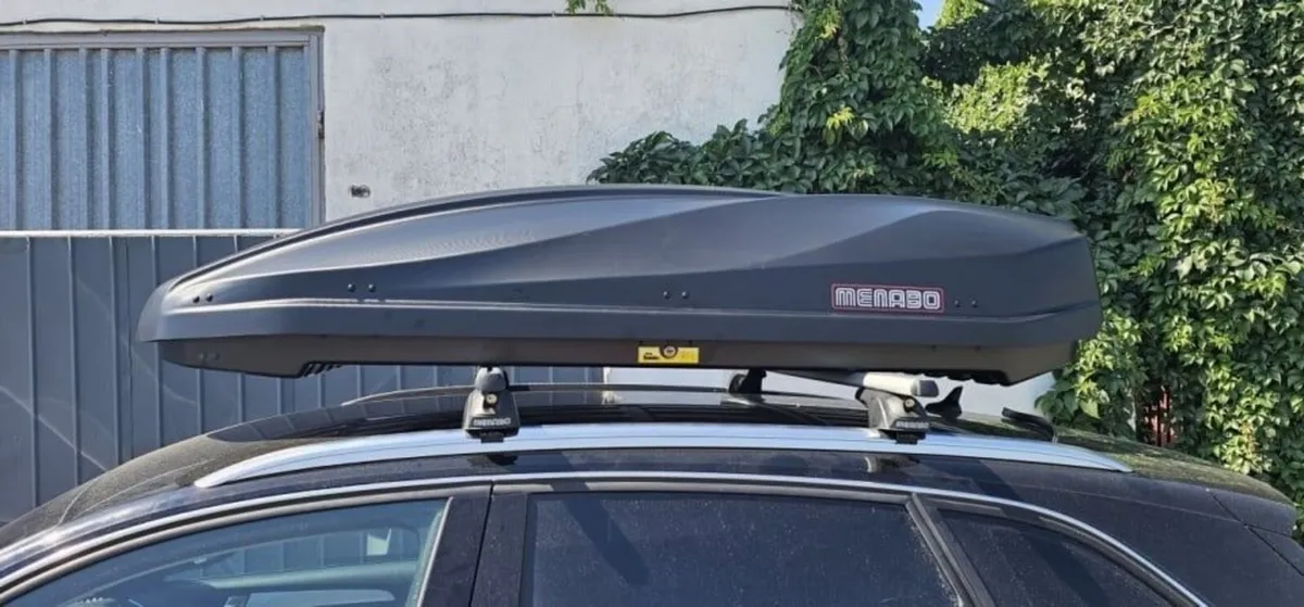 🚗 MENABO STARLA 500 DARK DUAL OPENING ROOF BOX - Image 4