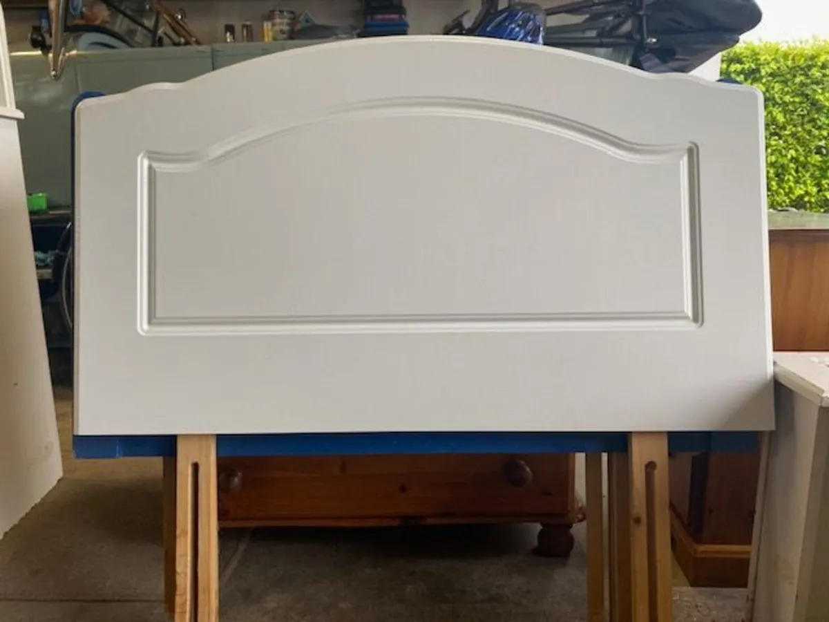 Single bed headboard - white
