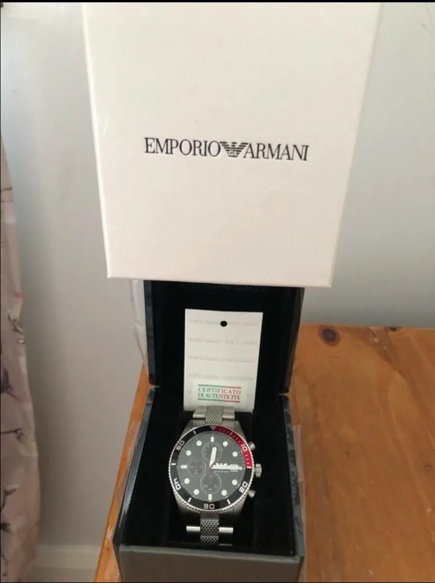 New Emporio Armani Chronograph Watch - Image 1
