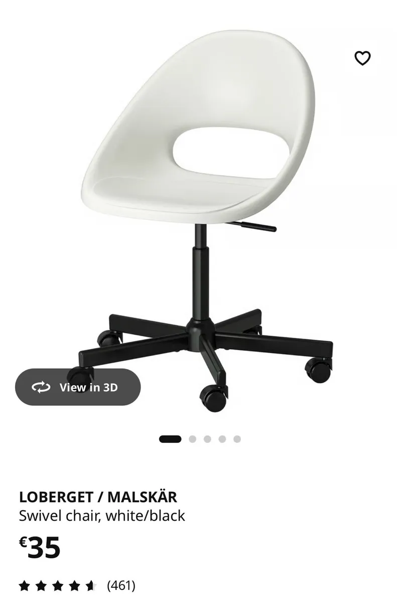 Swivel chair - IKEA (2w use) - Image 2