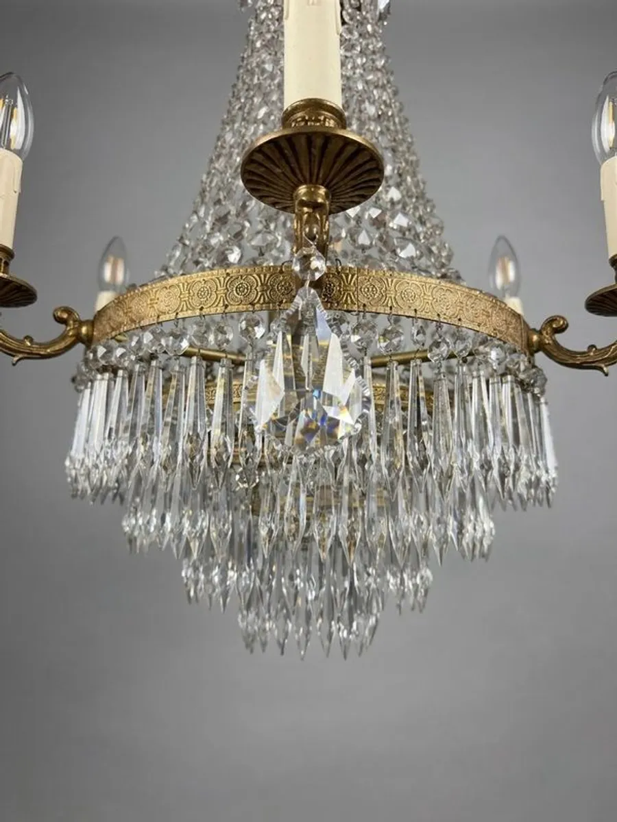 Exceptional Antique French Empire Chandelier - Image 2