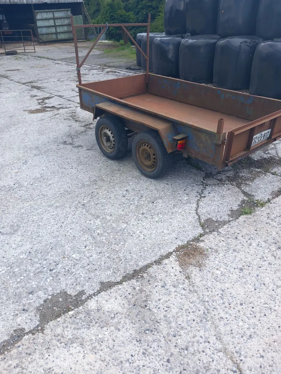8ft2 X 4ft2 All steel twin axle trailer - Image 3