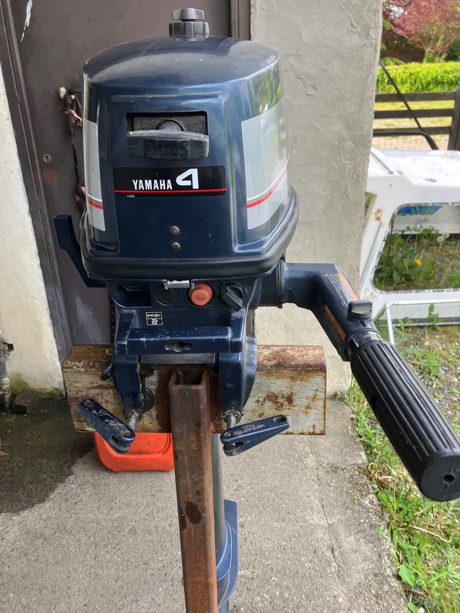 YAMAHA 4 HP LONG SHAFT OUTBOARD 2 STROKE - Image 1