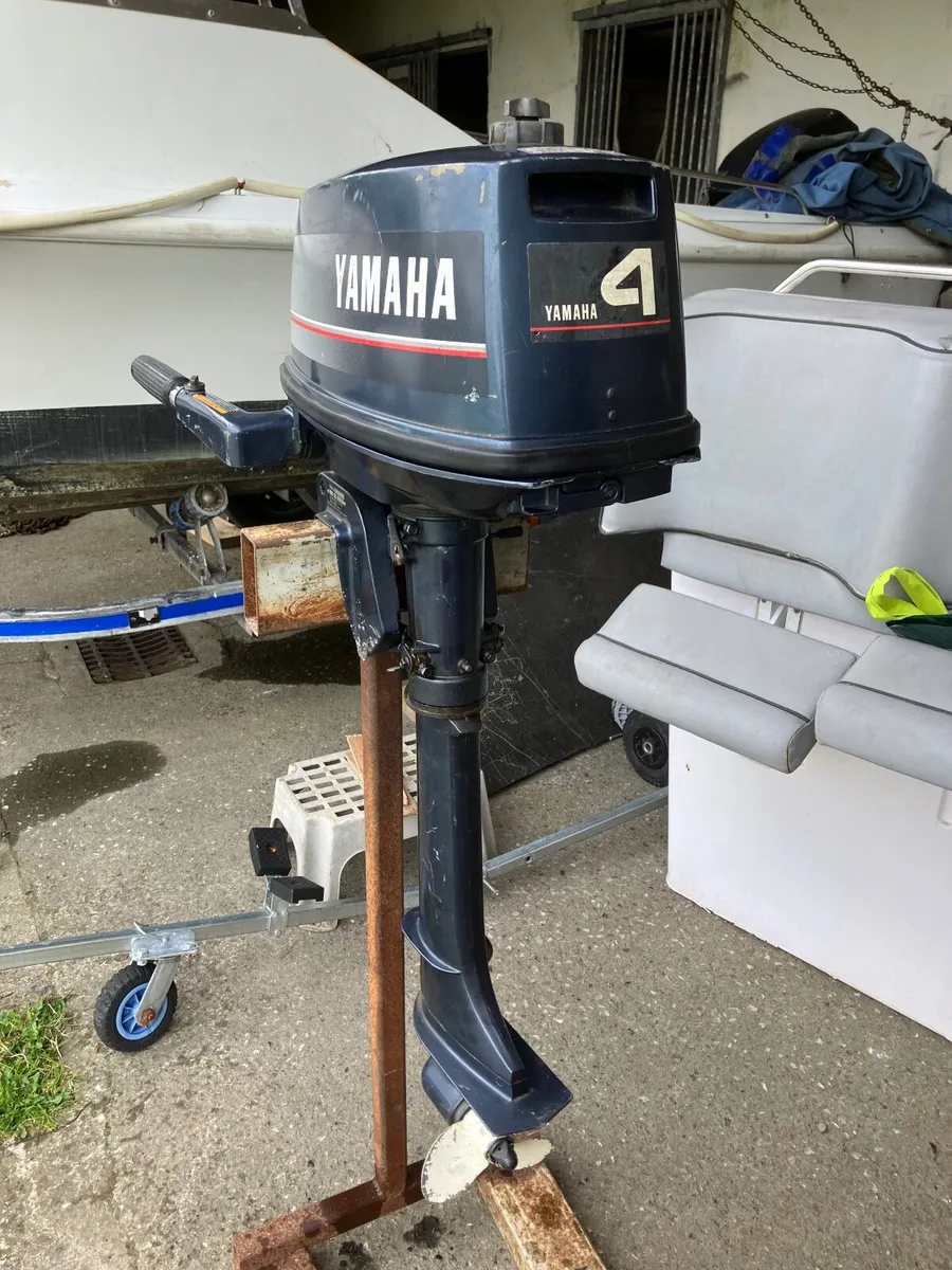 YAMAHA 4 HP LONG SHAFT OUTBOARD 2 STROKE - Image 4