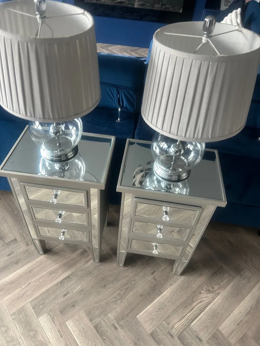 Bed side lockers and Lamps(Bundle Deal) - Image 2