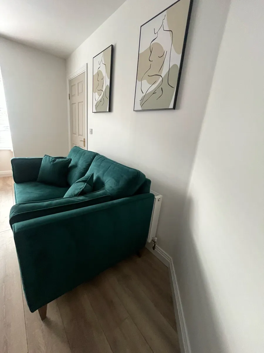 Alanna Emerald green couch - Image 4