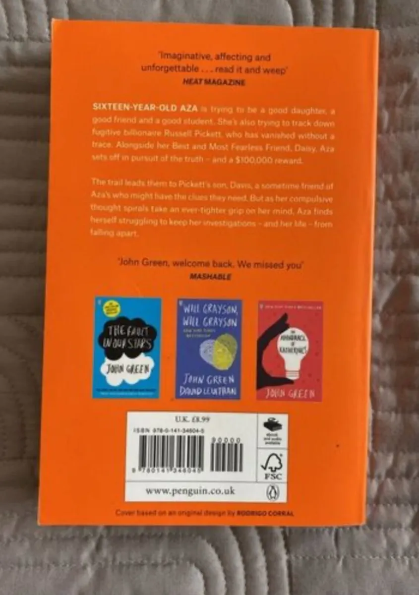 Book: John Green, Turtles All the Way Down - Image 2