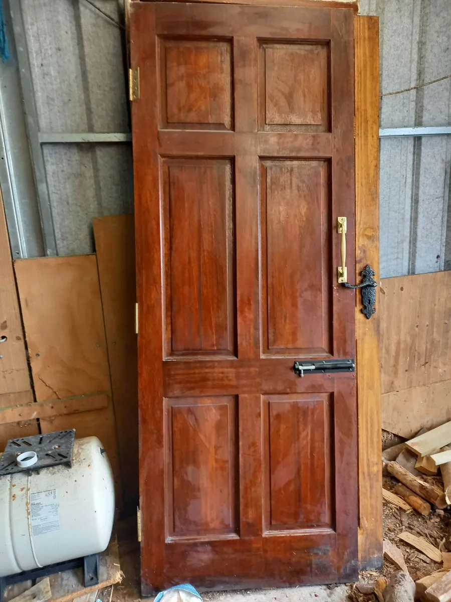 Selection of solid internal timber doors for sale - Image 1
