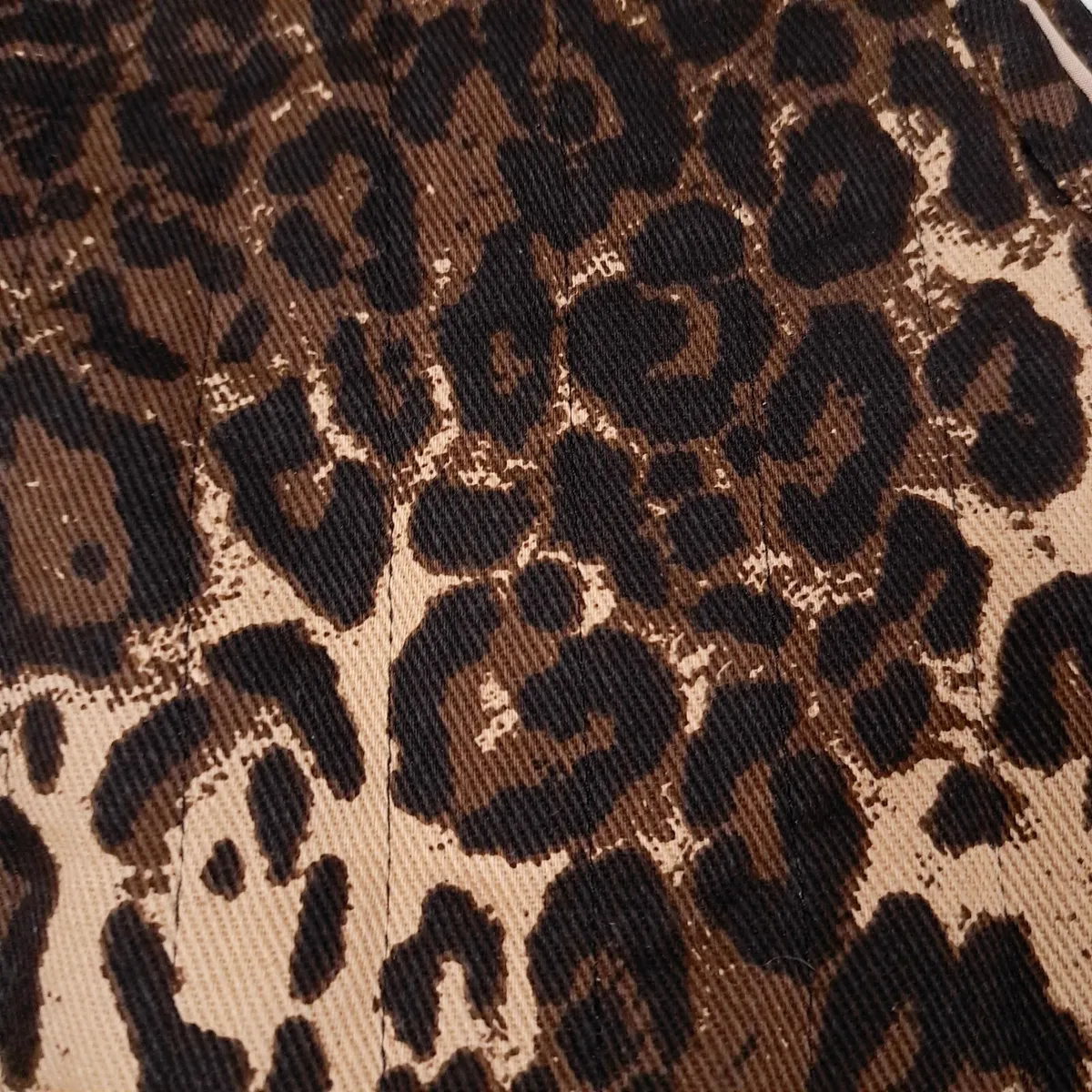Rowen Avenue Brown Leopard Tie-Front Gilet 14UK - Image 4