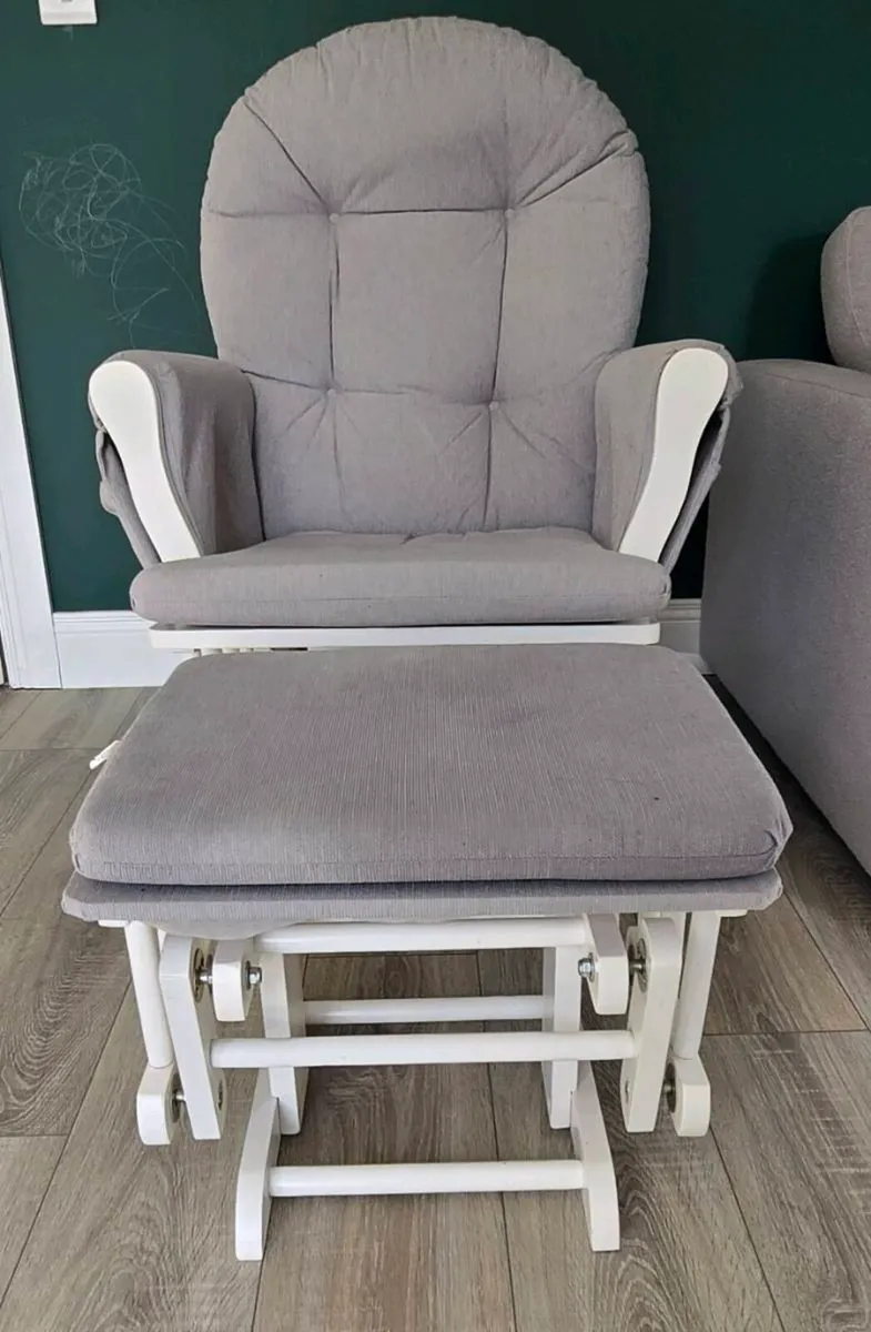 Babylo Rocking Chair and Footstool - Image 2