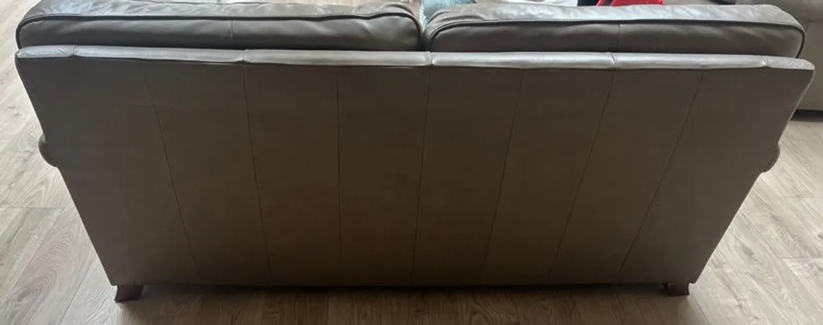 Two Leather Couches - Image 3