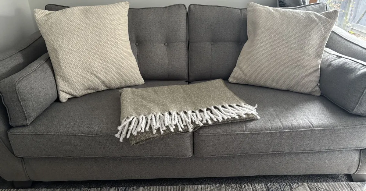 Furniture - 3 x Three Seater Sofas - Image 1