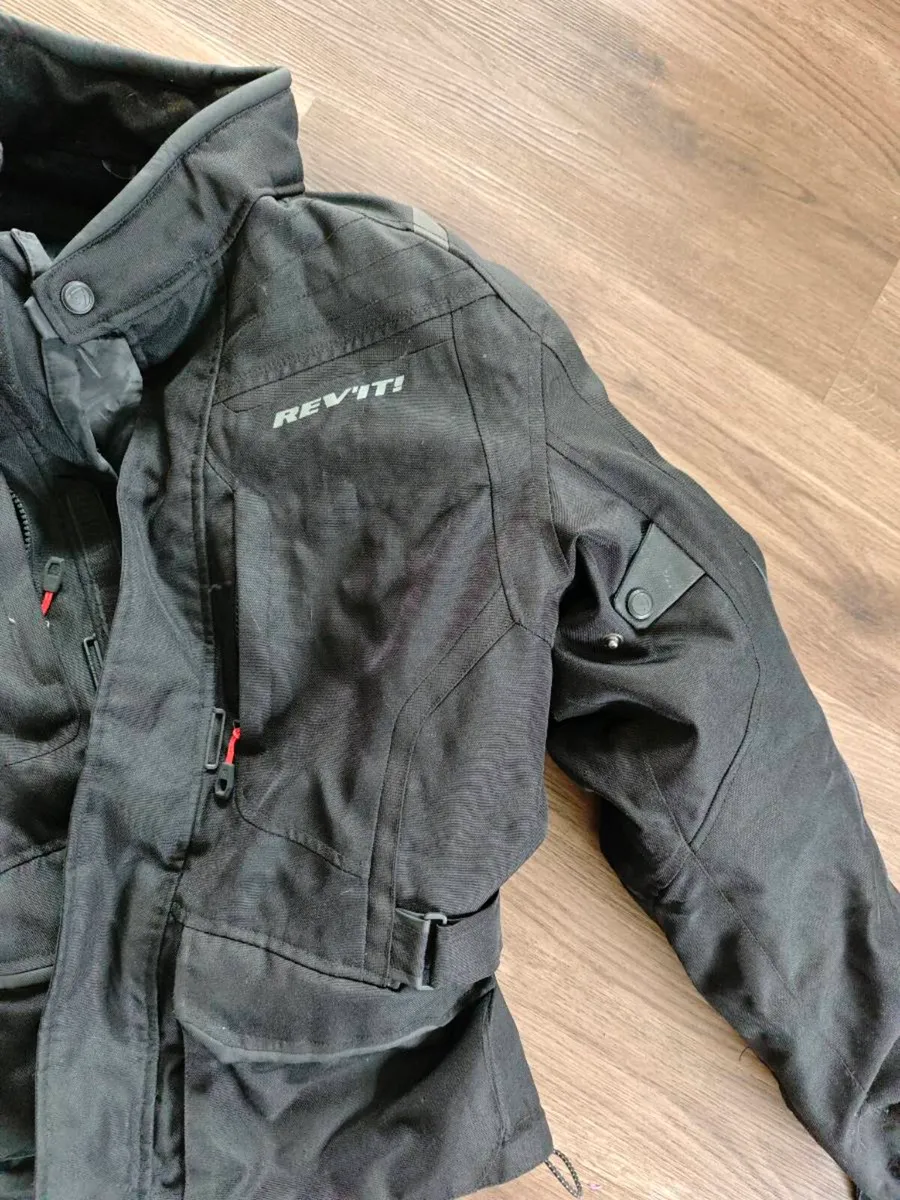 REV'IT! Motorcycle Jacket & Trousers Set – Black T - Image 2