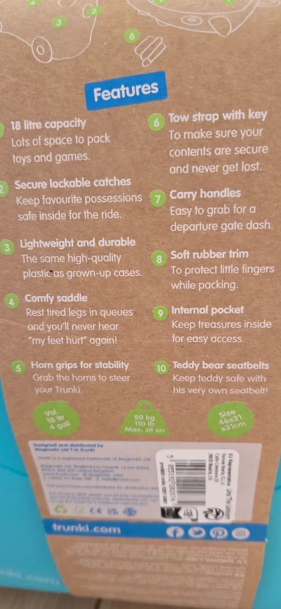 Trunki Ride On Suitcase - Image 2