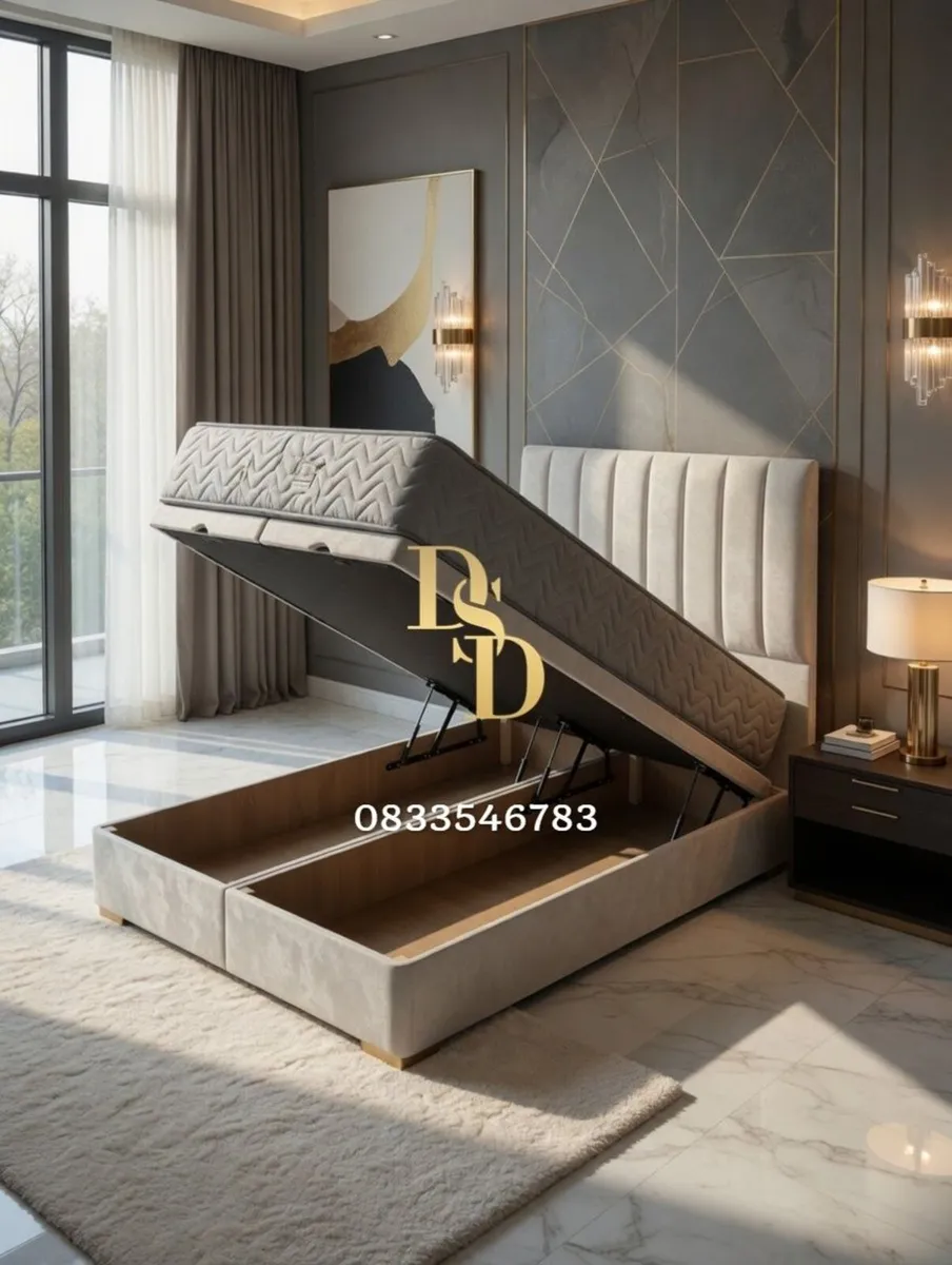 Double Gas Lift Storage Bed - Nationwide Delivery - Image 2