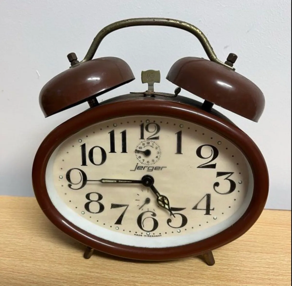 1970s Jerger Double Bell Alarm clock - Image 1