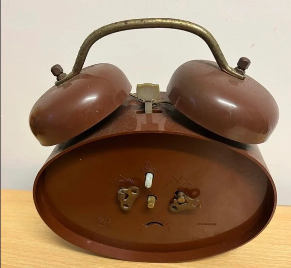 1970s Jerger Double Bell Alarm clock - Image 2