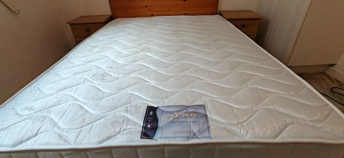 double bed, comfortable mattress and two locker - Image 4