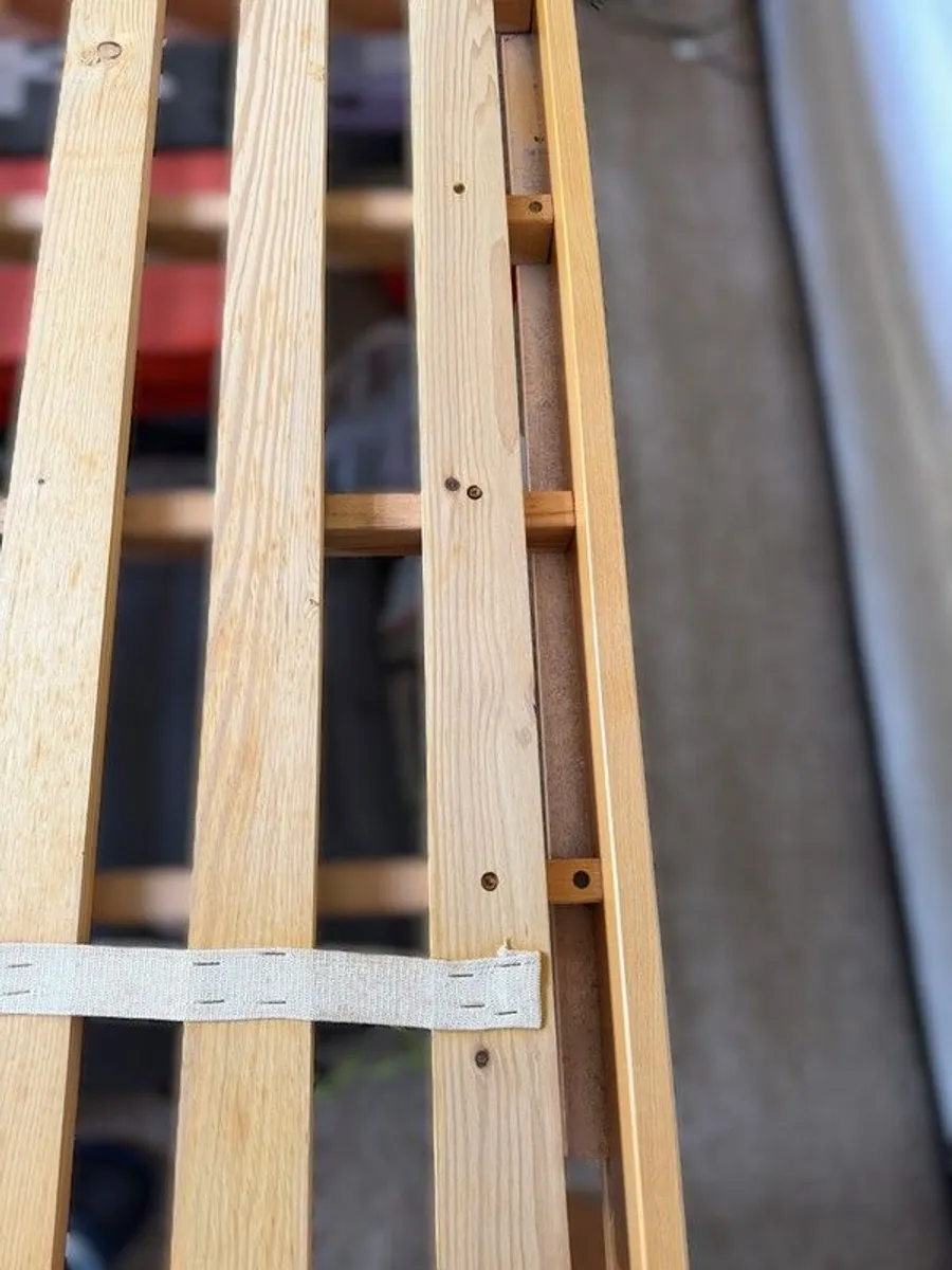 Double bed frame and mattress - Image 4