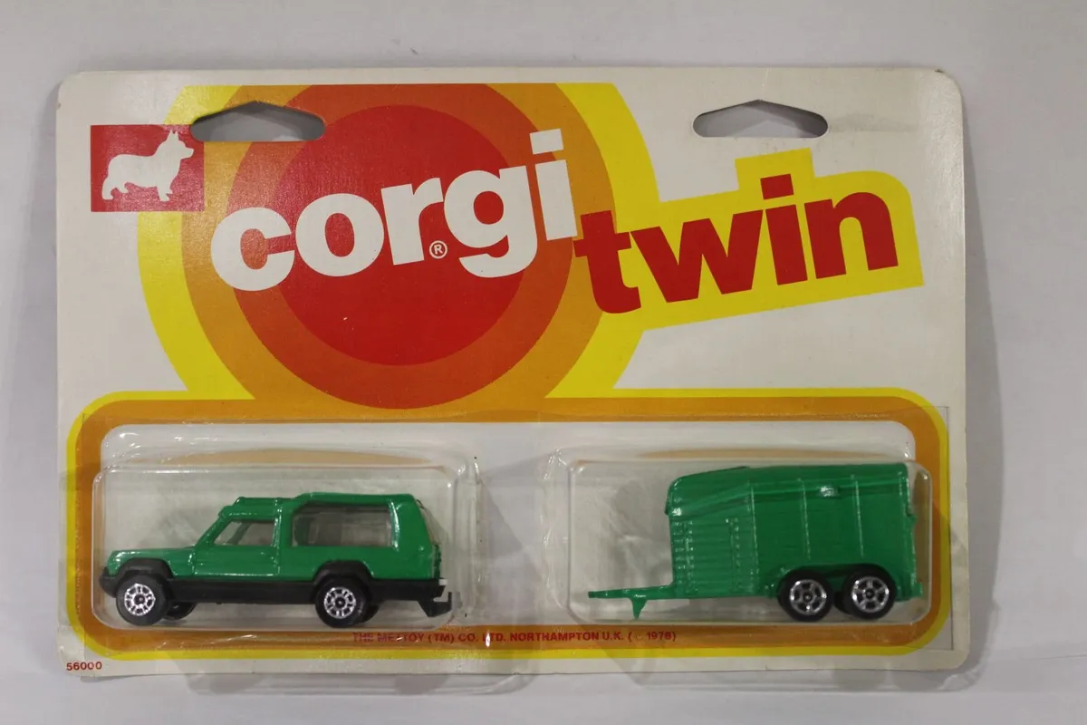 Corgi Junior Matra Jeep & Rice Horsebox 1978 - Image 1