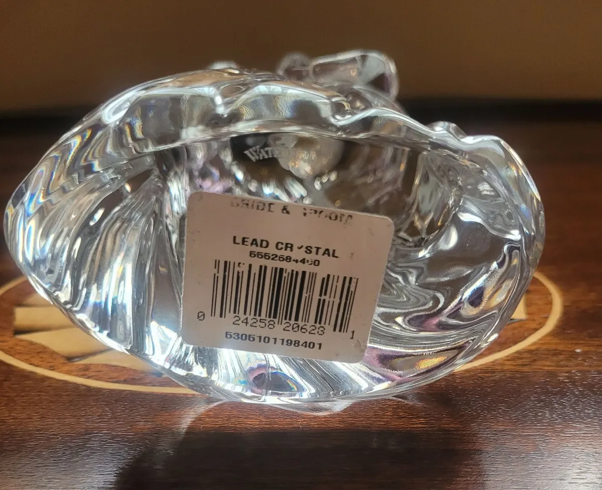 Waterford crystal bride & groom - Image 2