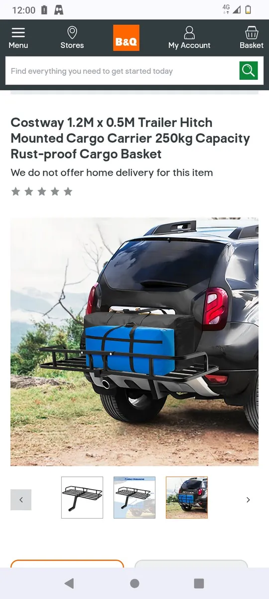 towbar hitch cargo carrier - Image 1