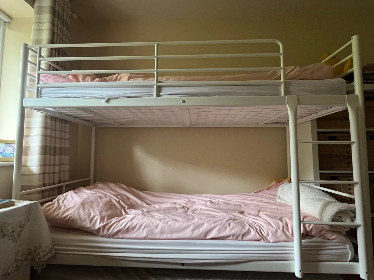 Bunk beds - Cream coloured IKEA - Image 2