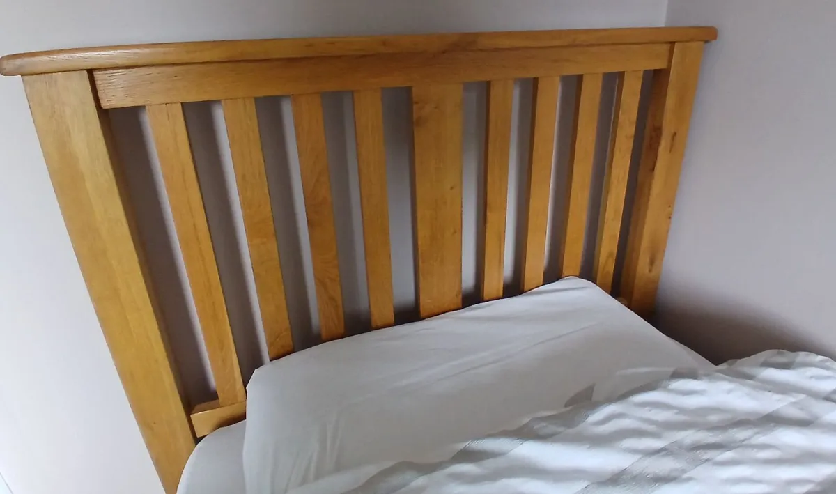 Single Oak Bed Frame – Good Condition – €130 - Image 3