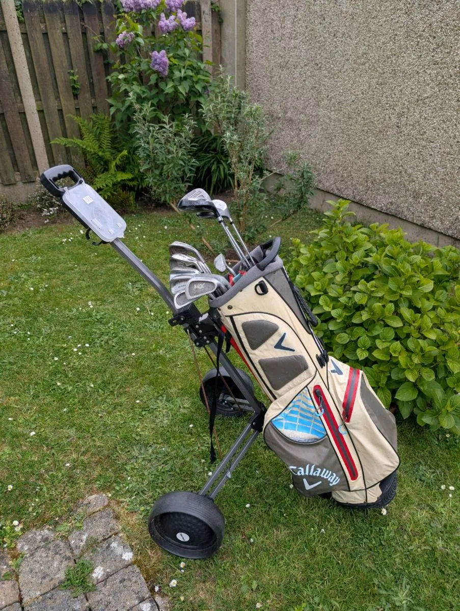 Set of adult Golf clubs to go tonight. - Image 1