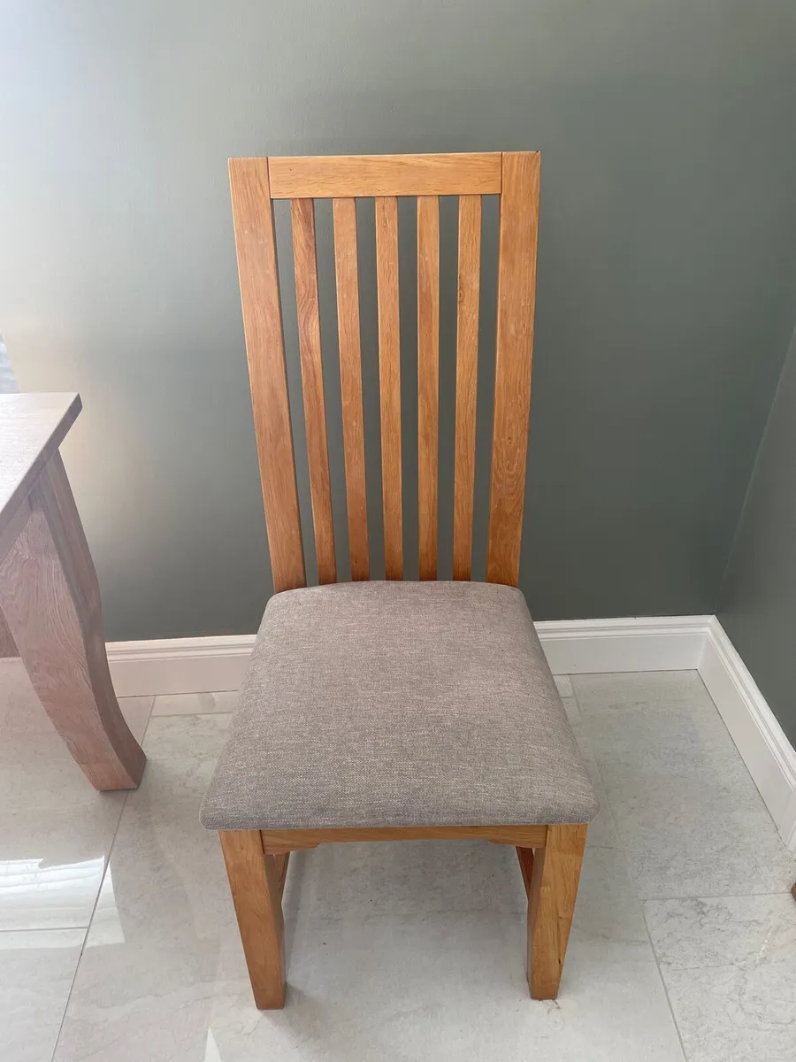 6 Oak Dining chairs