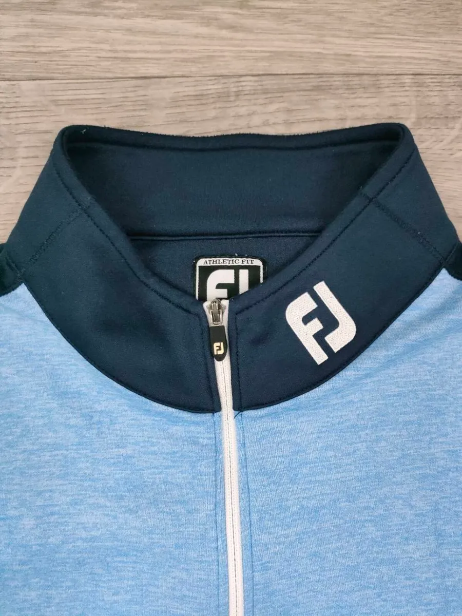 FootJoy FJ Half Zip Golf Jumper Mens Medium - Image 3