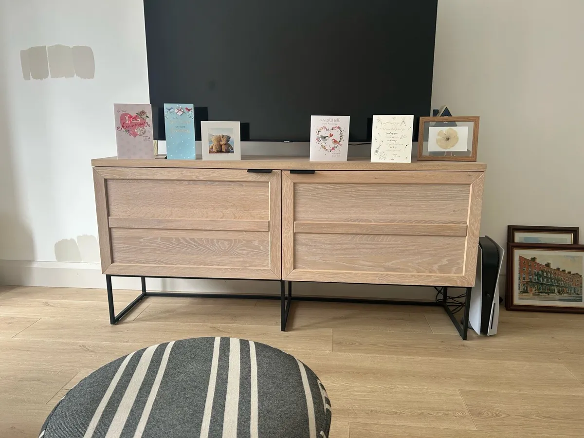 Rowico Solid Oak Sideboard / TV Stand - Image 2