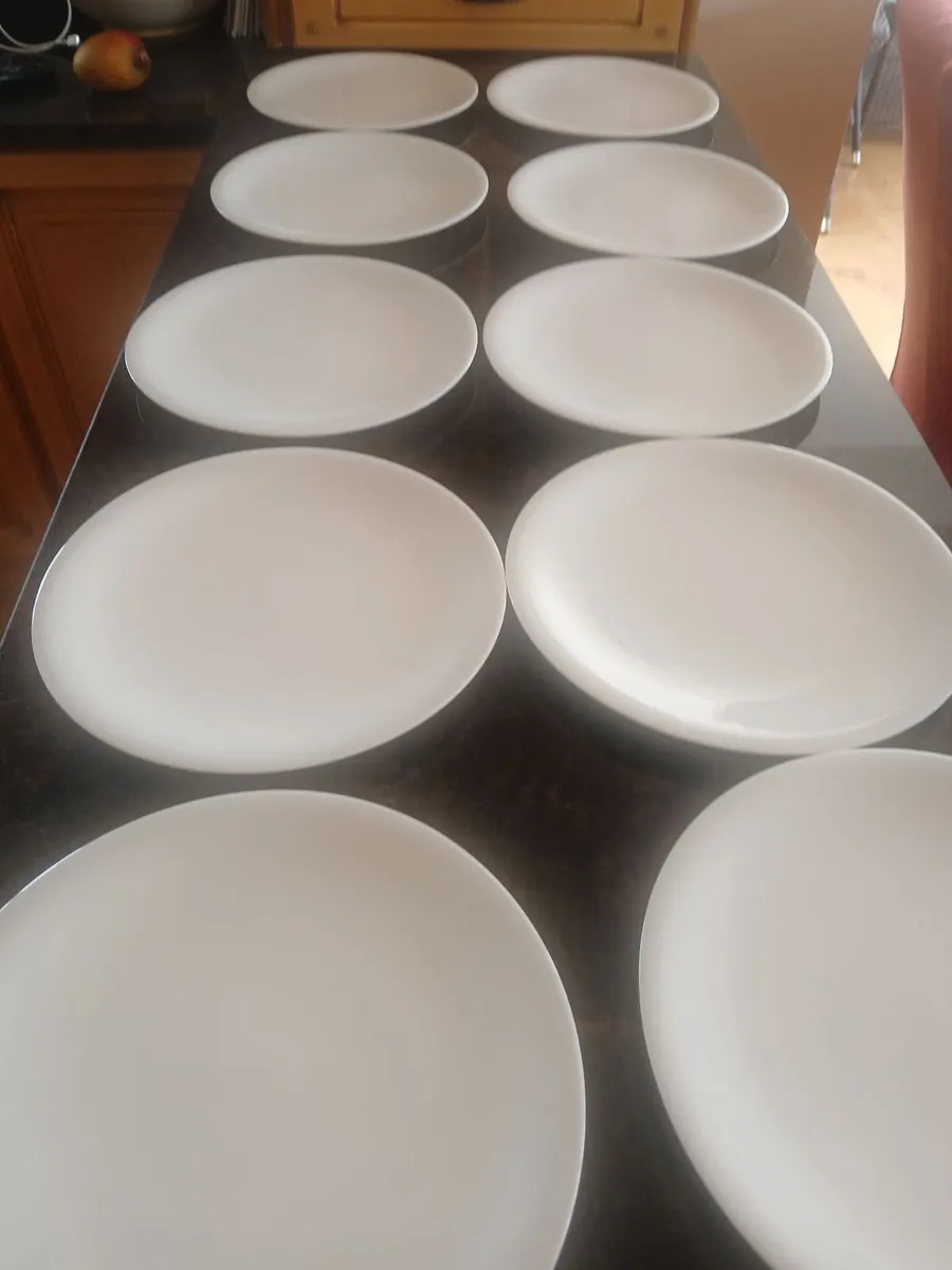 Denby china dinner plates - Image 1