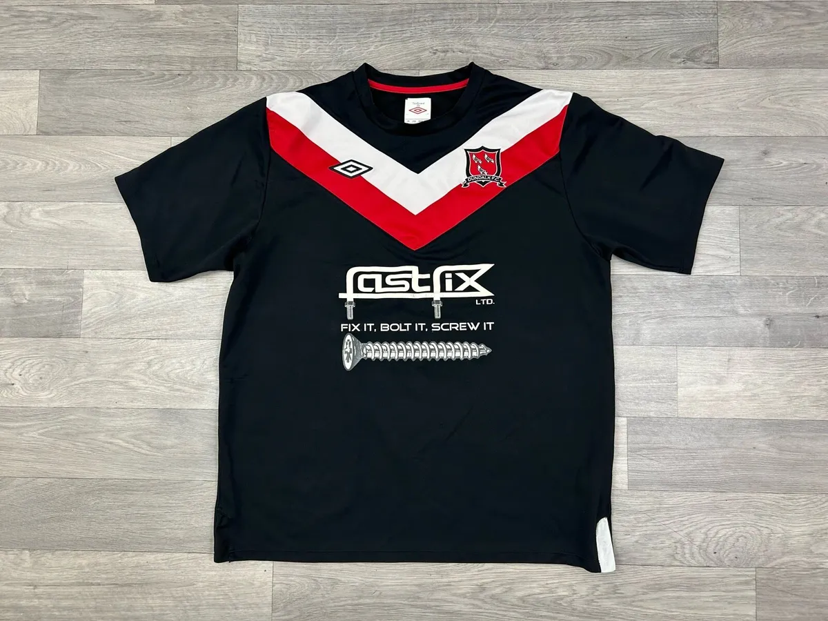 Vintage 2011 Umbro Dundalk FC Cup Jersey Shirt XL - Image 1