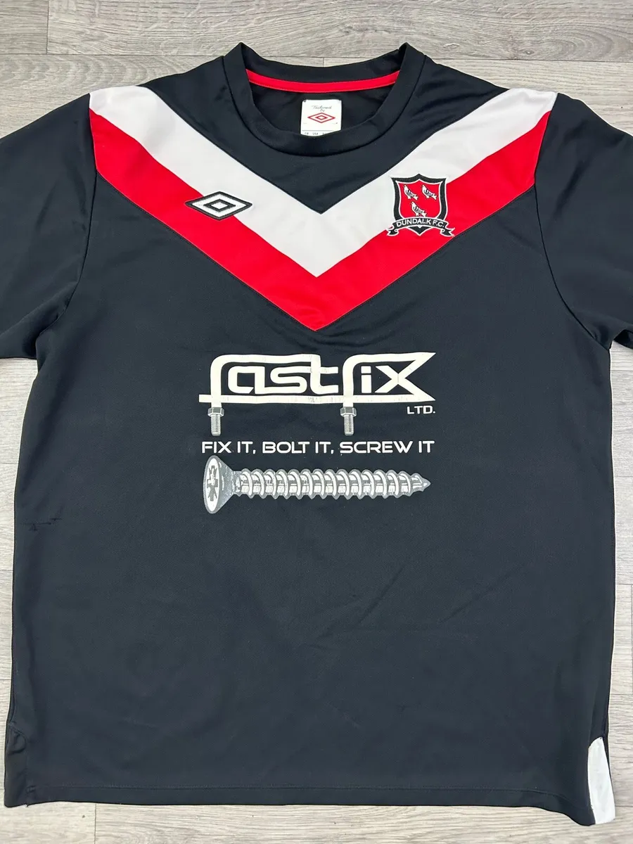 Vintage 2011 Umbro Dundalk FC Cup Jersey Shirt XL - Image 2