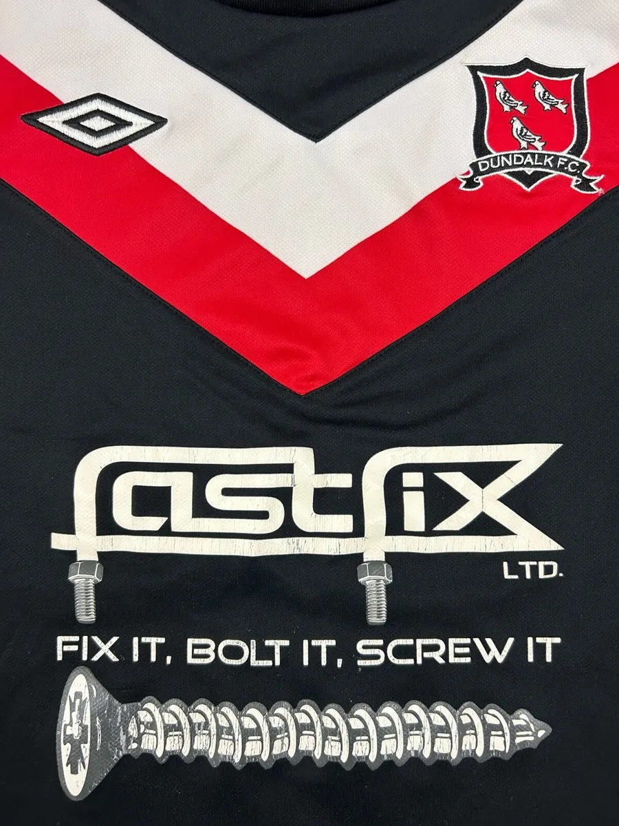Vintage 2011 Umbro Dundalk FC Cup Jersey Shirt XL - Image 3
