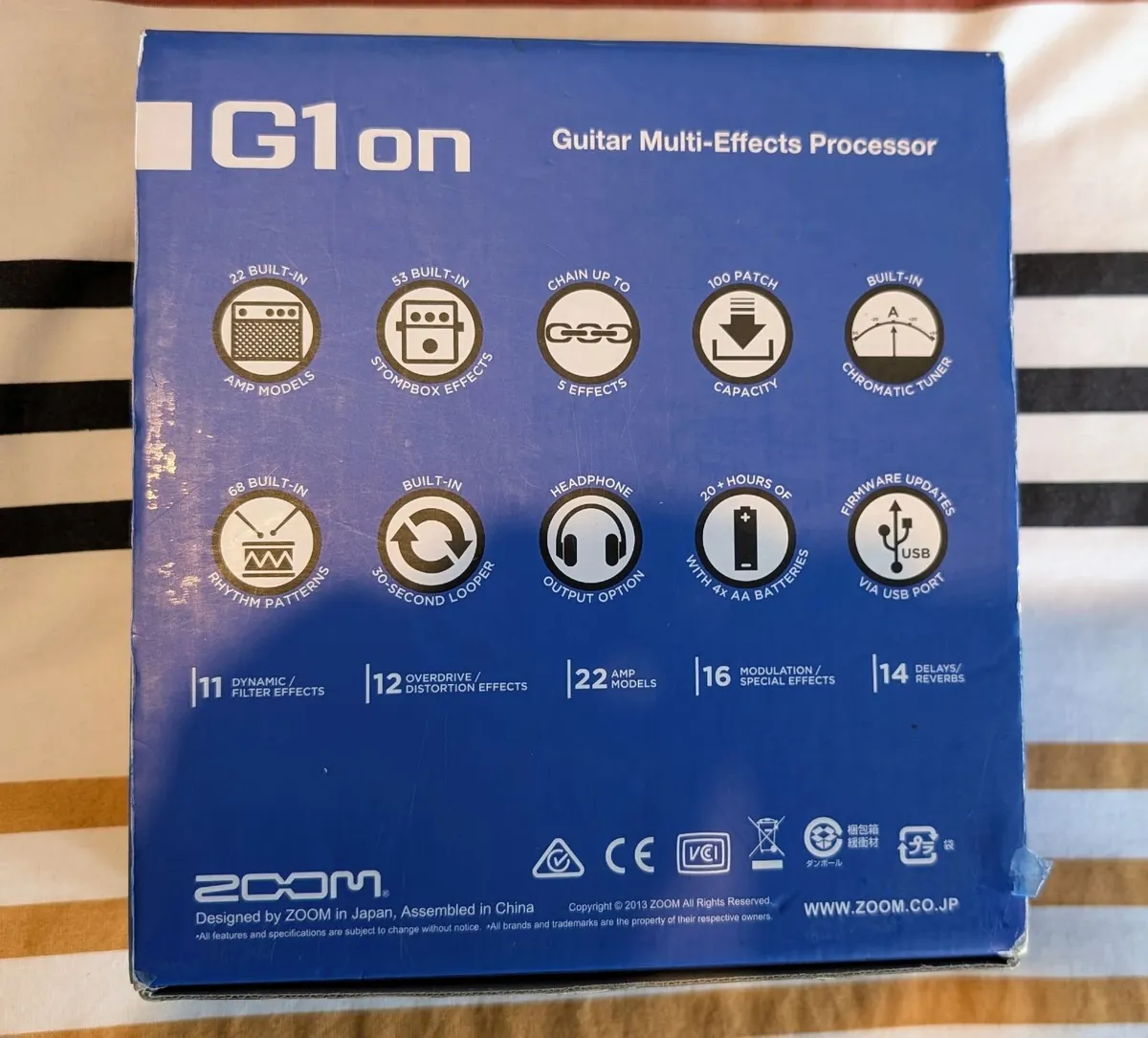 Zoom G1on Guitar Multi-Effect Pedal - Image 4