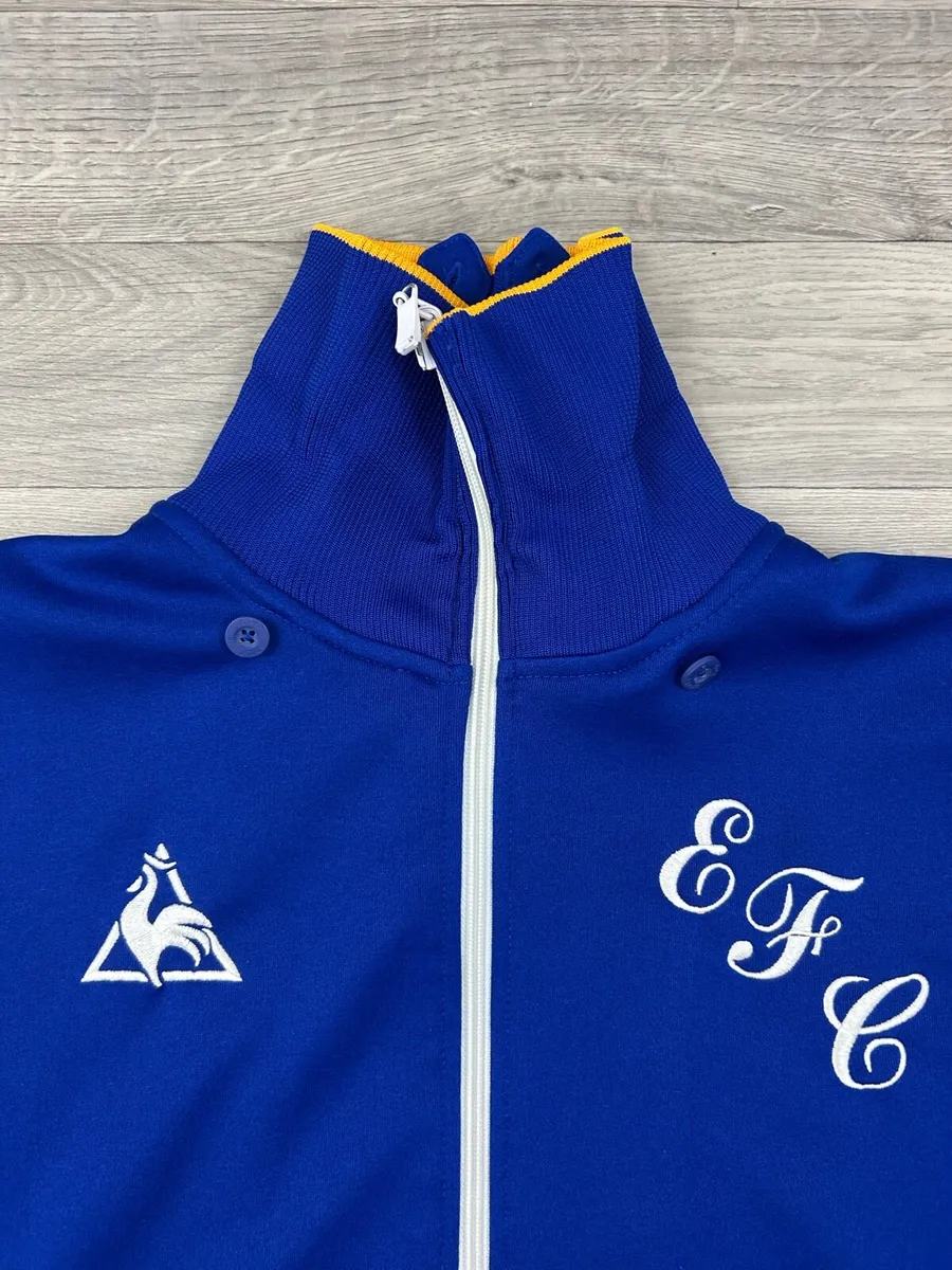 Vintage Le Coq Sportif Everton Liverpool Jacket L - Image 4