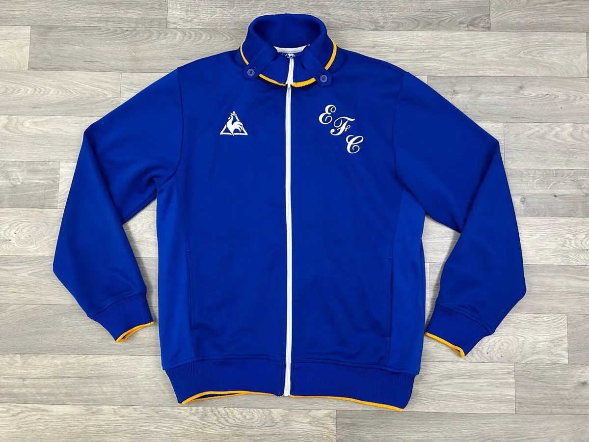 Vintage Le Coq Sportif Everton Liverpool Jacket L - Image 1
