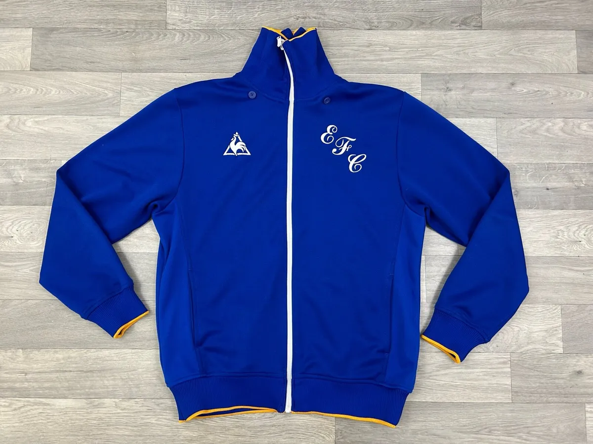 Vintage Le Coq Sportif Everton Liverpool Jacket L - Image 3