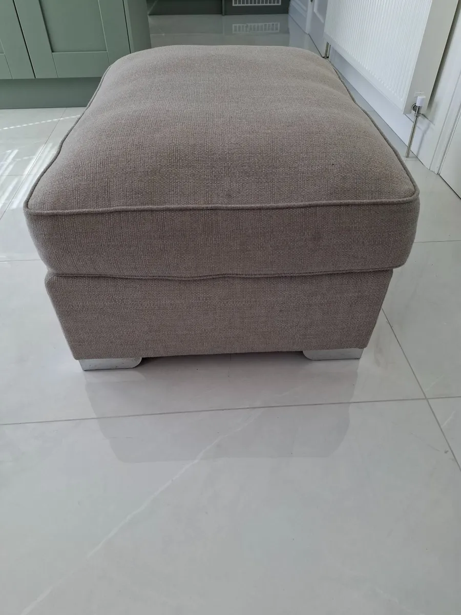Grey Foot Stool - Image 2
