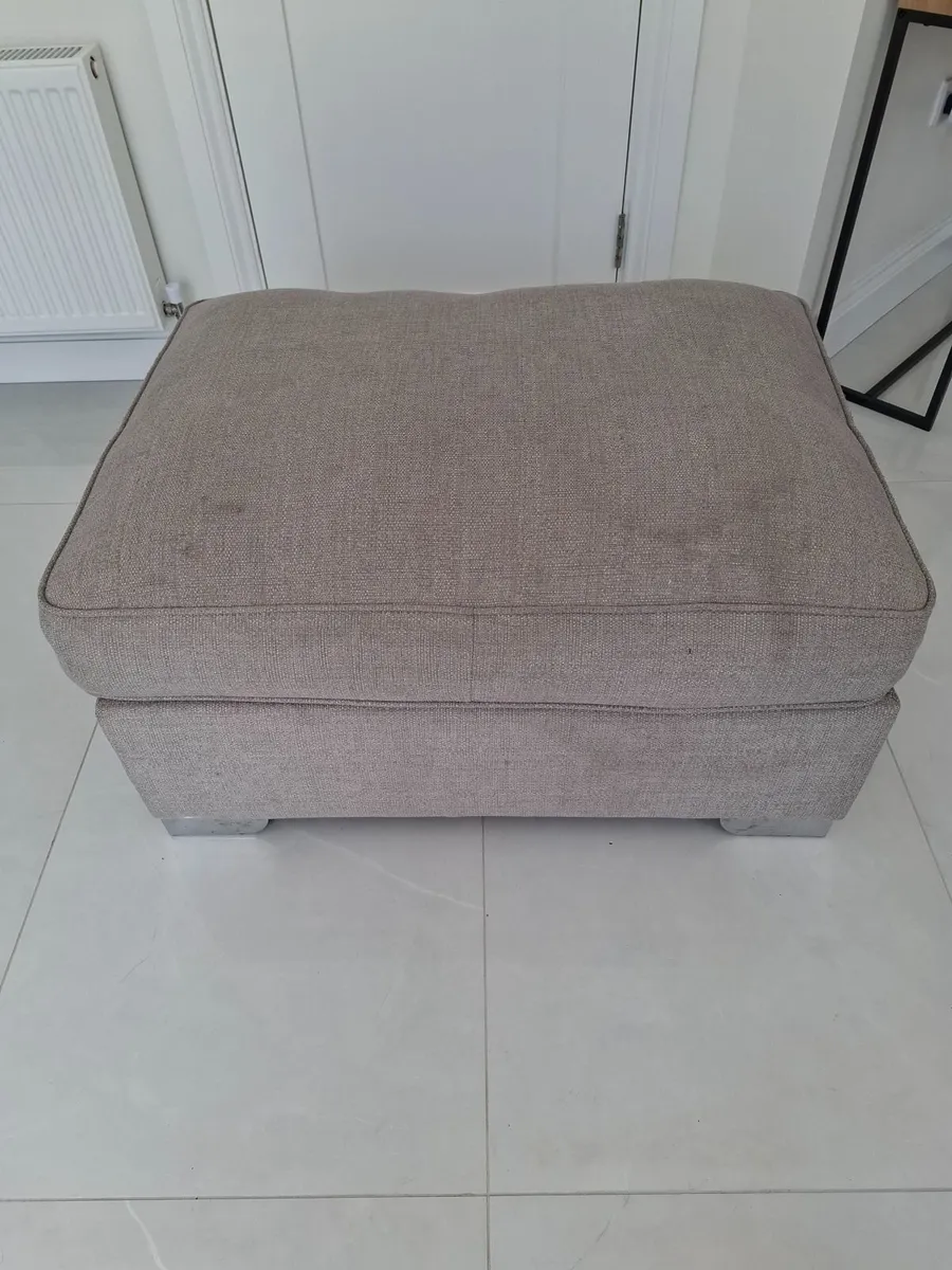 Grey Foot Stool - Image 1