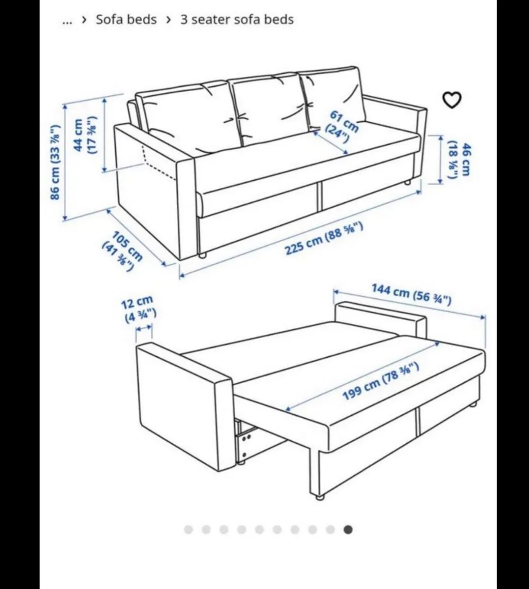 Ikea sofabed - Image 4