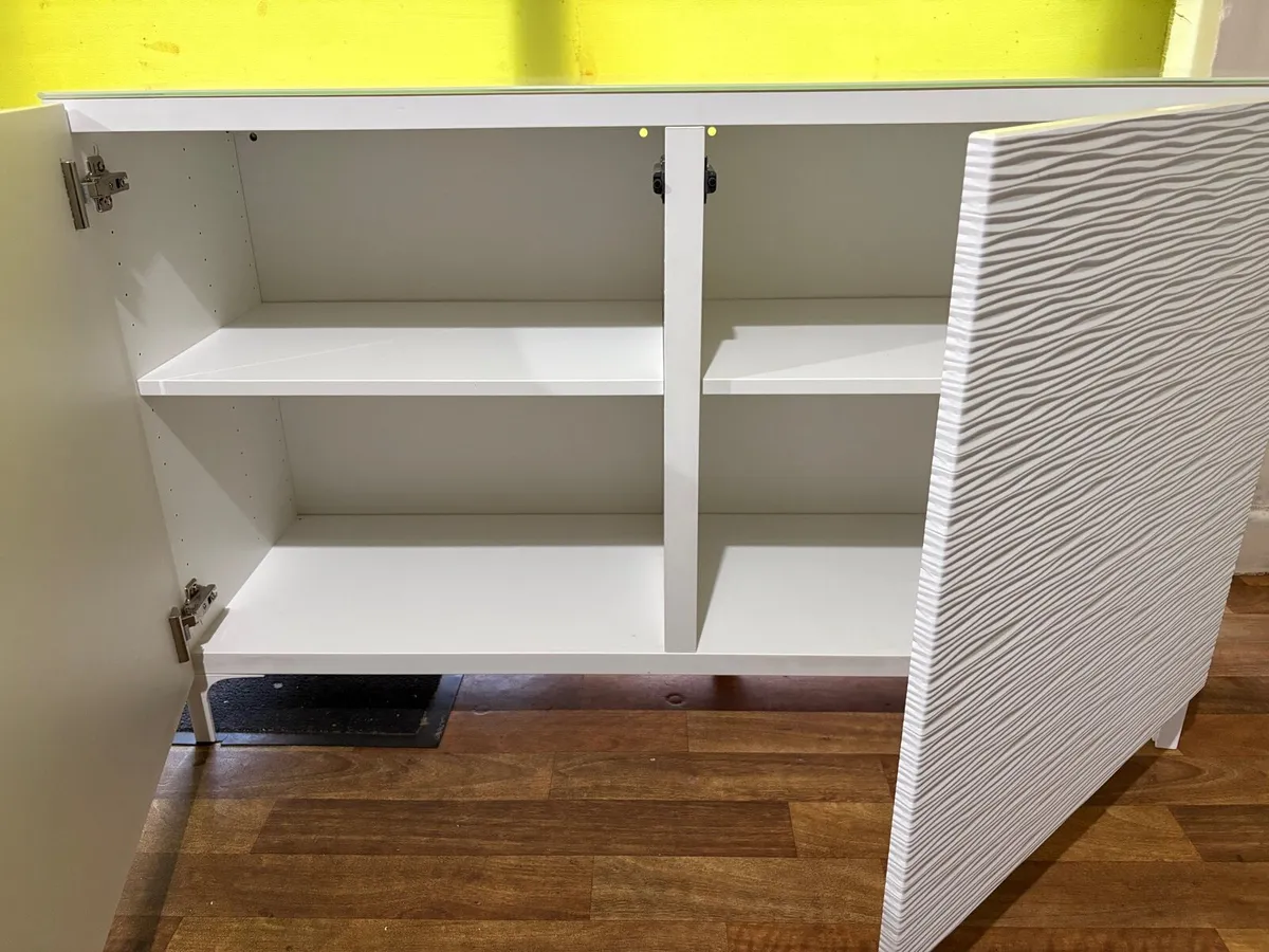 White Sideboard/Storage Cabinet - Image 3